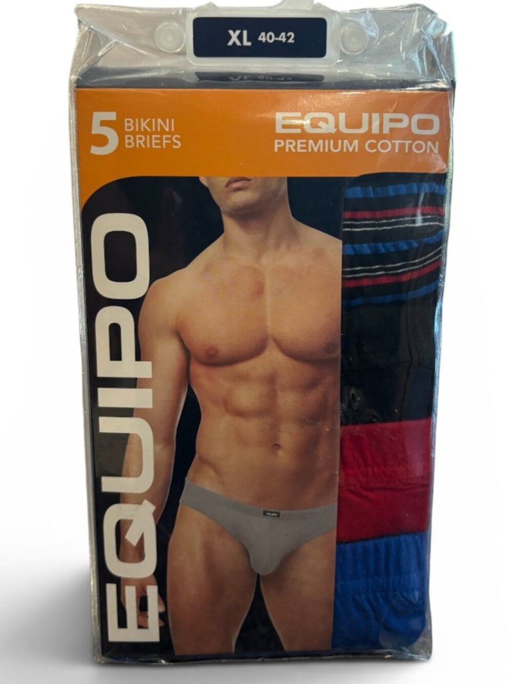 Pack of 5 Equipo Premium Cotton XL Bikini Briefs